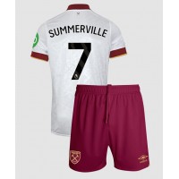 Dres West Ham United Crysencio Summerville #7 Rezervni za djecu 2024-25 Kratak Rukav (+ kratke hlače)